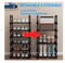 Shoe Rack Shoe Organizer, Metal Stackable&Removable Multifunctional Show Rack for Entryway,Closet, and Bedroom, 20-24 Pairs Shoes Storage Organizer